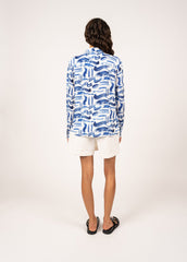 Chemise Malaury (BLANC/INDIGO)