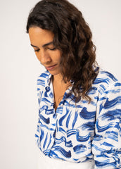 Chemise Malaury (BLANC/INDIGO)