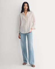 The Must-Have Shirt in Linen | Gardenia/Meteorite