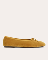 The Day Ballet Flat | Golden Sun Velvet