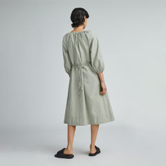 The Raglan Sleeve Poplin Dress | Seagrass