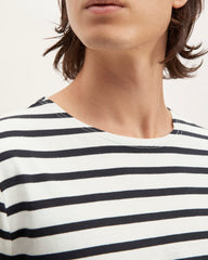 The Premium-Weight Long-Sleeve Mariner Tee | Canvas / Black