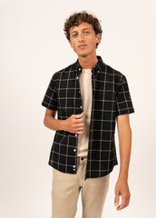 Chemise Maël (NOIR/CRAIE)
