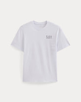 Mirrored Logo Tee | White