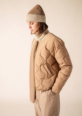 Bonnet Canot bicolore (BEIGE FONCE/BEIGE)