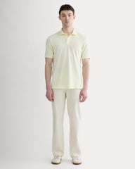 The Pique Polo | Light Yellow