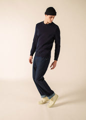 Pull marin Cancale Equipage (MARINE/ECRU)
