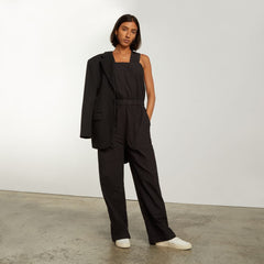 The Fatigue Apron Jumpsuit | Black