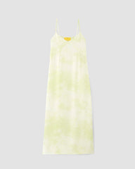 The Saintjamesa x Marques' Almeida Satin Tie-Dye Dress | Seafoam Tie-Dye