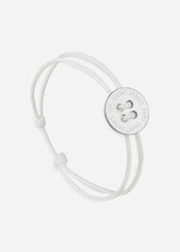 Bracelet Bouton x Le Vent à la Française (ARGENT/BLANC)