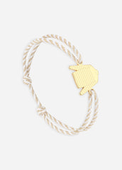 Bracelet Marinière x Le Vent à la Française (OR/RAYE BLANC/BEIGE)
