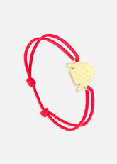 Bracelet Marinière x Le Vent à la Française (OR/ROUGE)