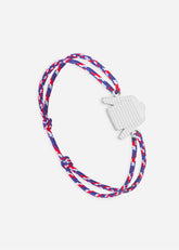 Bracelet Marinière x Le Vent à la Française (ARGENT/TRICOLORE)