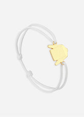 Bracelet Marinière x Le Vent à la Française (OR/BLANC)