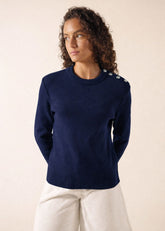 Pull Cancale Coton (MARINE)