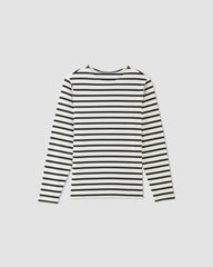 The Premium-Weight Long-Sleeve Mariner Tee | Canvas / Black