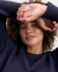 The Cocoon Crew in Alpaca | Navy