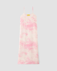 The Saintjamesa x Marques' Almeida Satin Tie-Dye Dress | Pink Tie-Dye