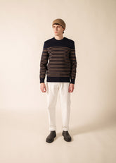 Pull marin Binic (MARINE/BEIGE FONCE)