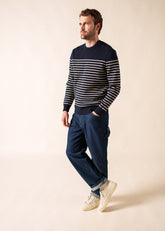 Pull marin Binic (MARINE/ECRU)