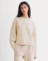 Saintjamesa x The Laufey Foundation Cropped Sweatshirt | Pale Peony