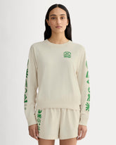 The Saintjamesa x Parks Project Off-Duty Long-Sleeve Tee | Natural / Green