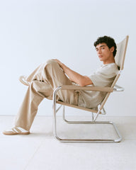 Archive Relaxed-Fit Cotton Crew | Heathered Oatmeal