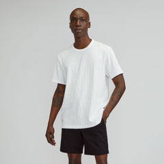 The Cotton Slub Crew | White