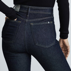 The Way-High® Clean Front Skinny Jean | Dark Indigo | 26.5" Inseam