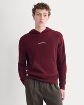 Saintjamesa x Peace & Quiet Cashmere Hoodie | Wine