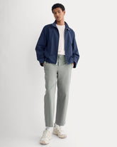 Cropped Slub Trouser | Agave Green