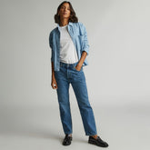 The Rigid Slouch Jean | Washed Indigo | 27.5閳?Inseam