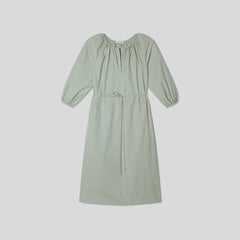 The Raglan Sleeve Poplin Dress | Seagrass
