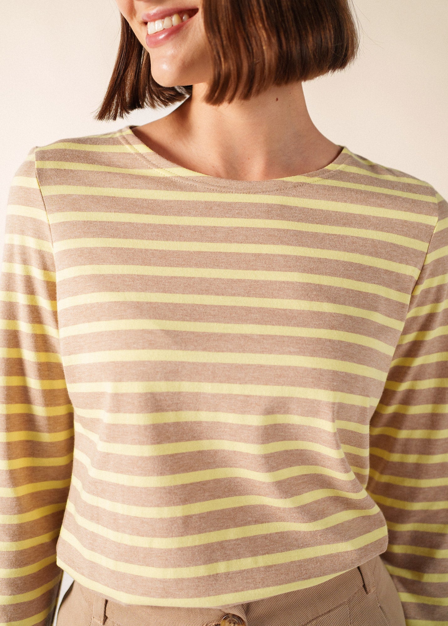 Marinière Minquidame (BEIGE CHINE/AUBE)