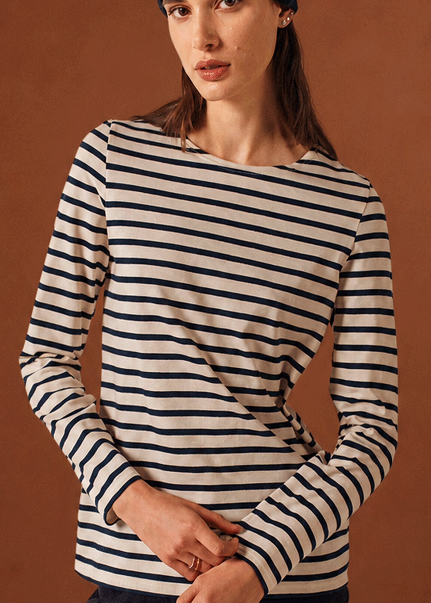 Marinière Minquidame (ECRU/MARINE)