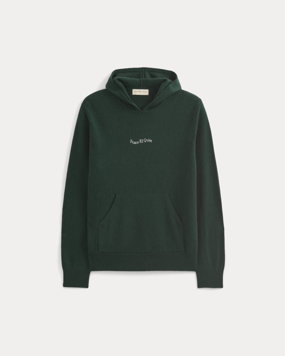 Saintjamesa x Peace & Quiet Cashmere Hoodie | Pine