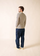 Pull marin Matelot (ECRU/MARINE)