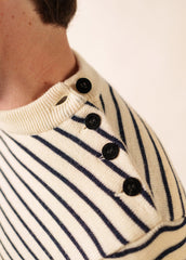 Pull marin Matelot (ECRU/MARINE)