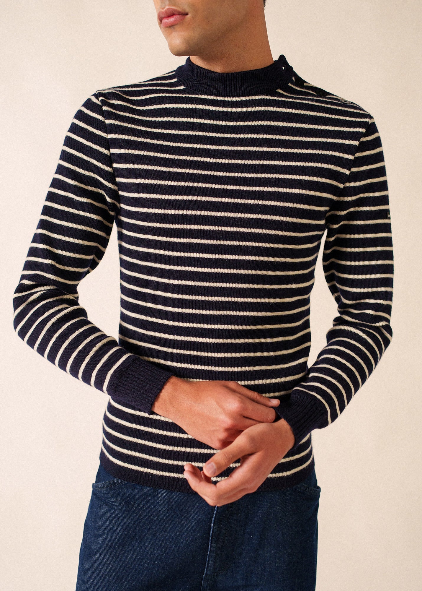 Pull marin Matelot (MARINE/ECRU)
