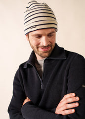Bonnet de quart (ECRU/MARINE)