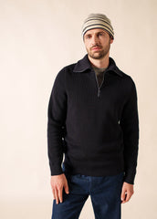 Bonnet de quart (ECRU/MARINE)