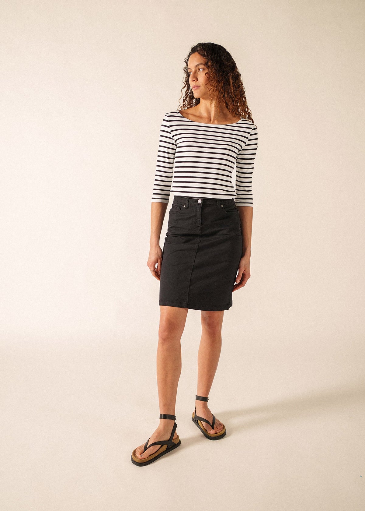 Jupe Elfy Couleur (NAVY)