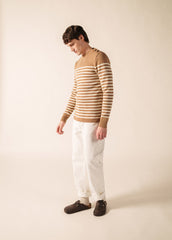 Pull marin Rochefort (BEIGE FONCE/ECUME)