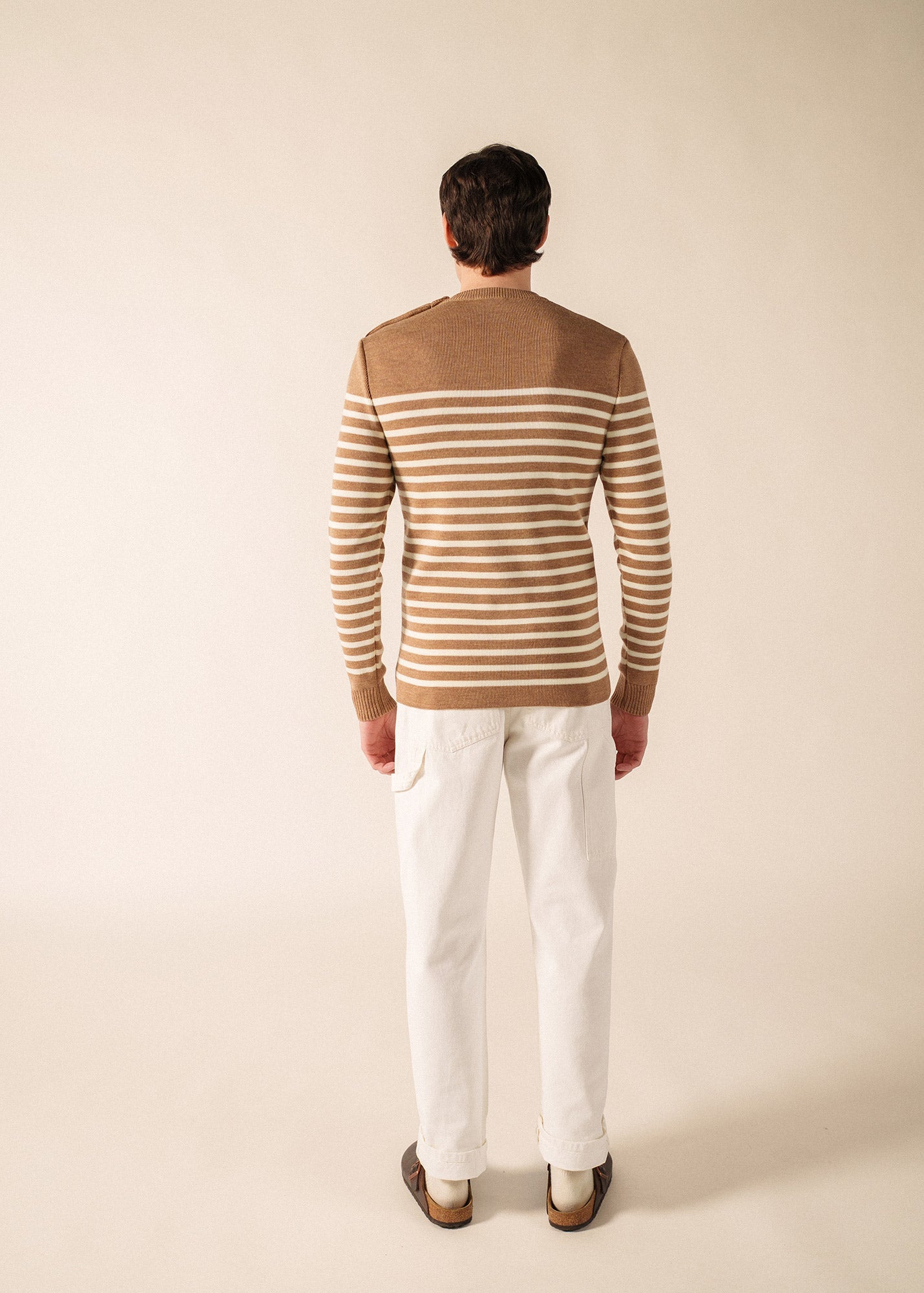 Pull marin Rochefort (BEIGE FONCE/ECUME)