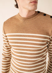 Pull marin Rochefort (BEIGE FONCE/ECUME)