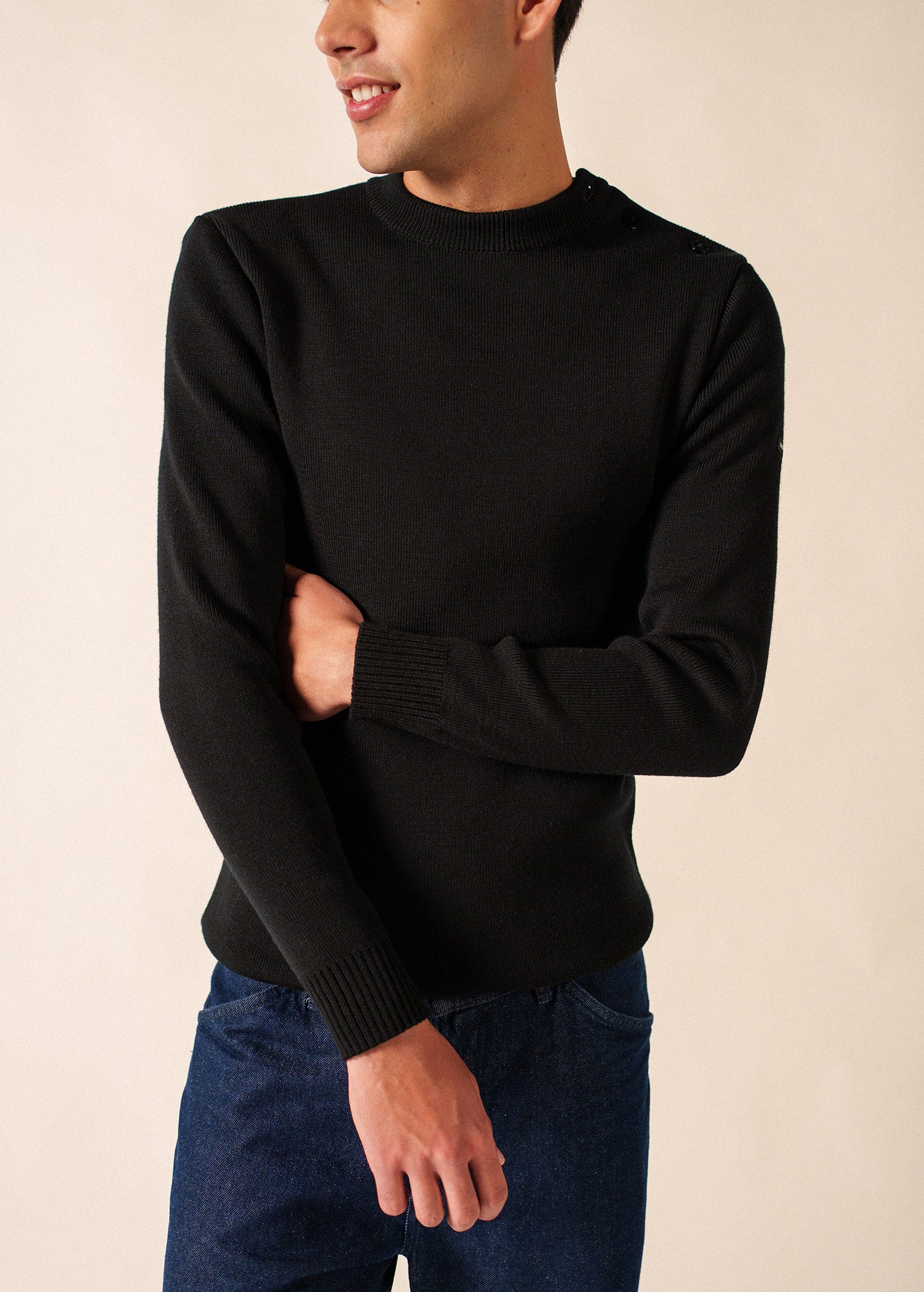 Pull marin Rochefort (NOIR)
