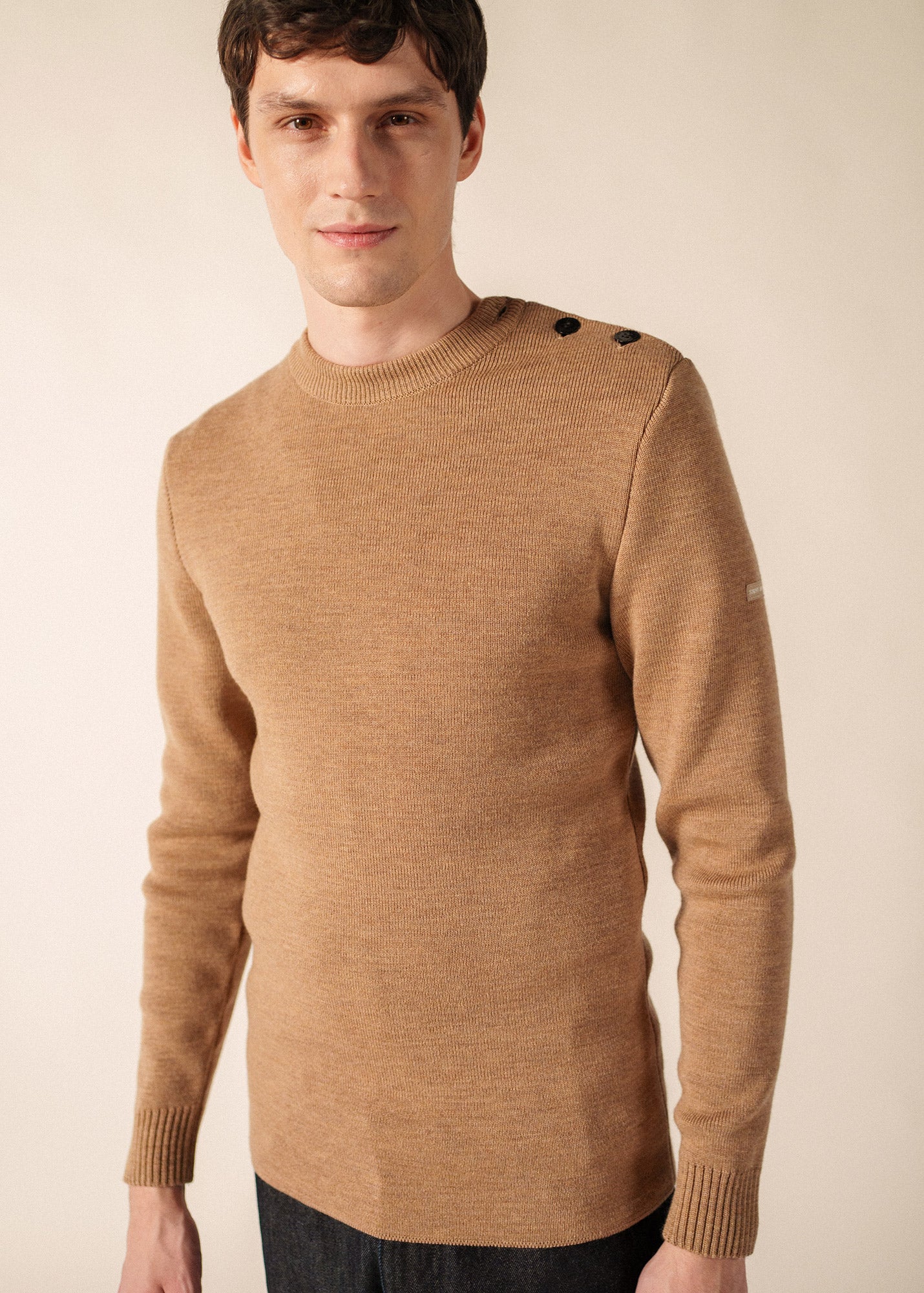 Pull marin Rochefort (BEIGE FONCE)