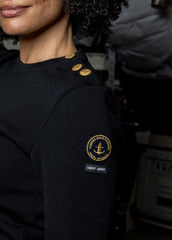 Pull marin Astrolabe x Marine nationale (NOIR)