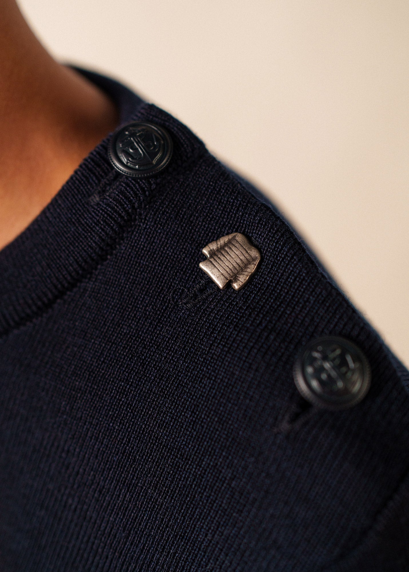 Pull marin Brégançon Pop (NAVY/BLANC/TULIPE)