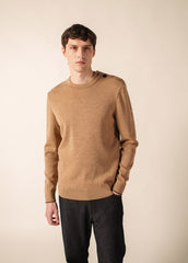 Pull Rives (BEIGE FONCE/NAVY)